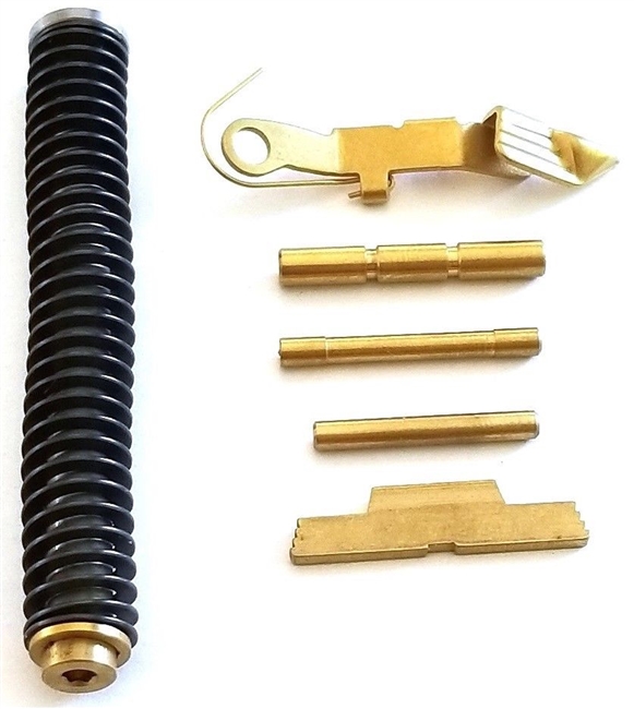 TiN Coated Extended Control Kit For Glock Gen 3 G19, 23, 32, 38 and ...